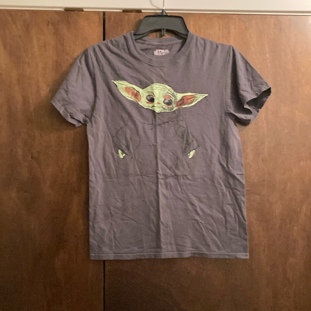 Star Wars Gray T-Shirt baby Yoda the child